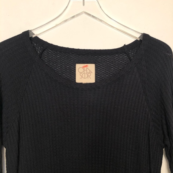 NWT Chasor Black Long Sleeve Top.  Size Large - Picture 5 of 9